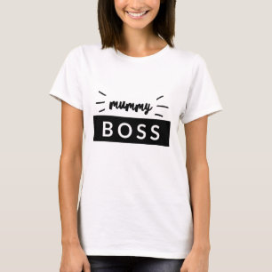 Mummy boss Coordinating Typografie T-shirt