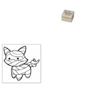 Mummy Cat Rubber Stamp Rubberstempel (Gestempeld)