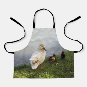 Mummy Duck met eendjes, Kinder full print Schort