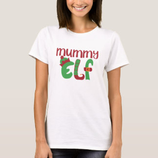 Mummy elf kerstT-shirt T-shirt