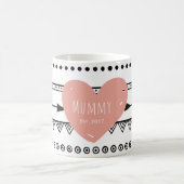 'Mummy Est.2017' Aangepaste witte Mok (Center)