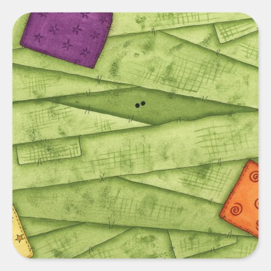 Mummy Face - Stickers (Voorkant)