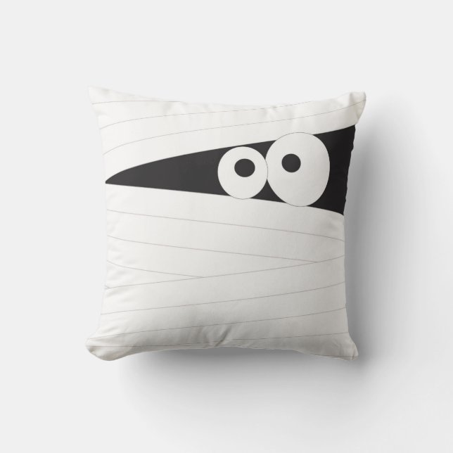 mummy halloween goot kussen, accentenkamdecor kussen (Voorkant)