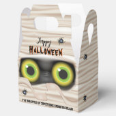 Mummy Halloween Monster Bedankdoosjes (Geopend)