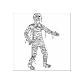 Mummy illustration art stamp 	rubberstempel (Afrduk)