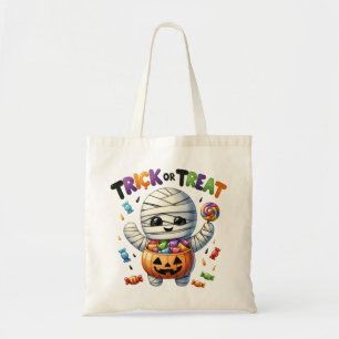 Mummy Madness Trick or treat Bag Tote Bag