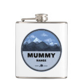Mummy Mountain Range Colorado Camping Heupfles (Voorkant)