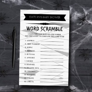 Mummy om te worden   Halloween Baby shower Word Ga