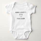 Mummy & papa's Fajr Alarm Romper (Voorkant)