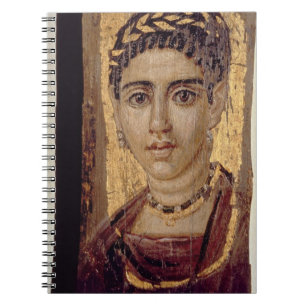 Mummy Portret van een vrouw uit Fayum, Romano-Egyp Notitieboek