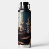 Mummy Queen Steampunk  Victoriaans Waterfles (Voorkant)