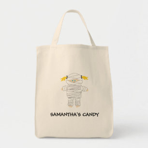 Mummy Trick or treat Halloween Bag Tote Bag