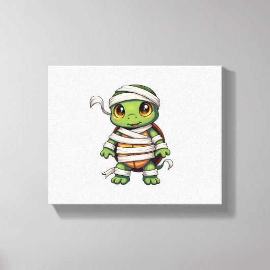 Mummy Turtle Canvas Afdruk (Voorkant)