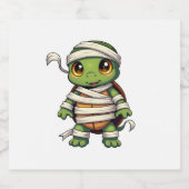 Mummy Turtle Sparkling Wijnetiket (Enkel label)