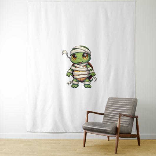 Mummy Turtle Wandkleed (In situ)