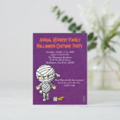 Mummy wil dansen briefkaart (Staand voorkant)