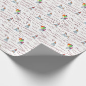 Mummy Wrapping Birthday Gift Wrap Cadeaupapier (Hoek)