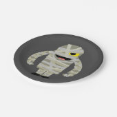 Mummy zombie Halloween Papieren Bordje (Gekanteld)