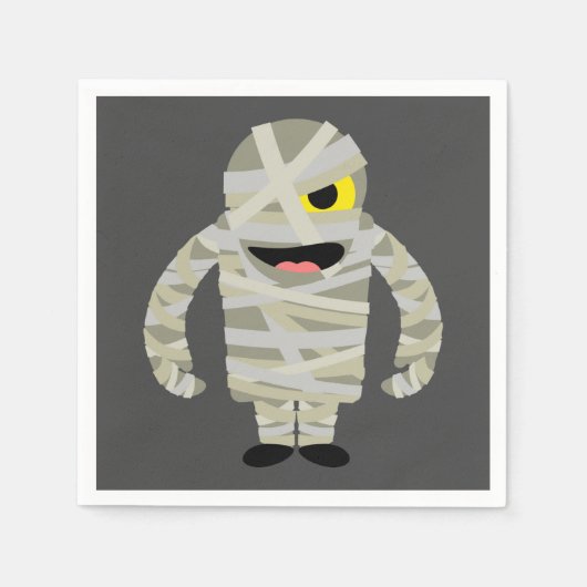 Mummy zombie Halloween Servet (Voorkant)