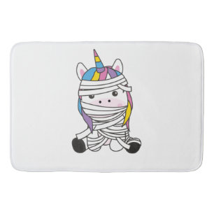 Mummycorn Unicorn Mummy Halloween Costume Badmat