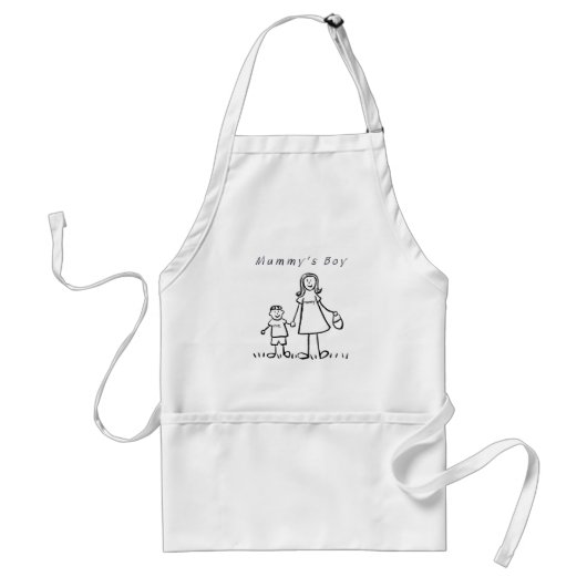 Mummy's Boy Apron Standaard Schort (Voorkant)