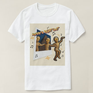 Mummy's Nacht Uit Dansen Cartoon Pret T-shirt