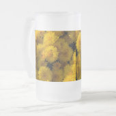 Mums d'or Verre congelé Bière Mug (Devant gauche)