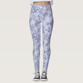 Mums Flower Overlay Lace Art Leggings (Voorkant)