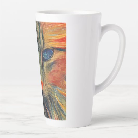 Munch Cat Latte Mok (Rechts)