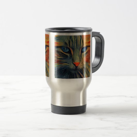Munch Chat Voyage / Mug Commuter, 15 oz (Devant droit)