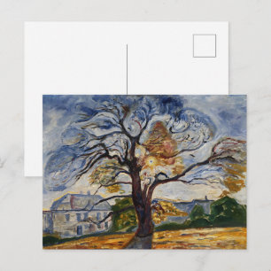 Munch De Eik Expressionistische Natuur Kunst Briefkaart