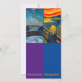 Munch, De Schreeuw, Kunst Boekmerk Kaart (Achterkant)