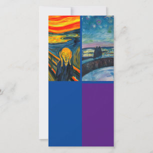 Munch, De Schreeuw, Kunst Boekmerk Kaart