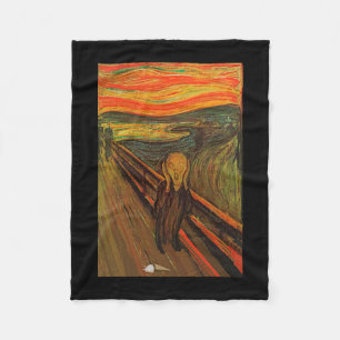 Munch - het ijsscheurtje fleece deken