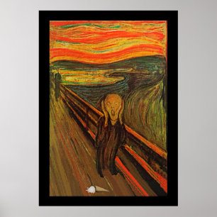 Munch - het ijsscheurtje poster