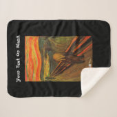 Munch - het ijsscheurtje sherpa deken (Voorkant (horizontaal))