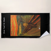 Munch - het ijsscheurtje strandlaken (Voorkant)