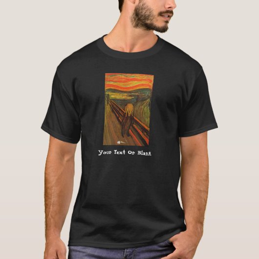 Munch - het ijsscheurtje t-shirt (Voorkant)