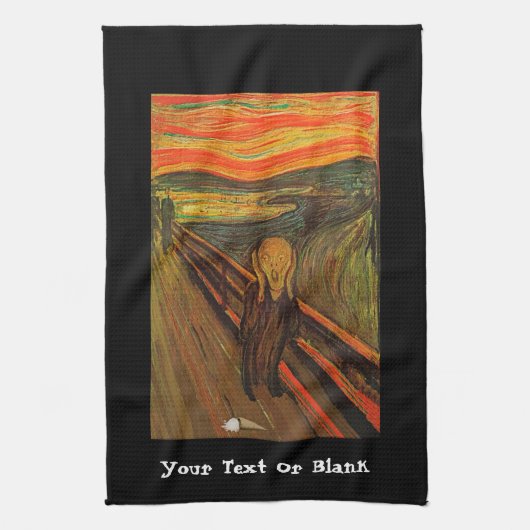 Munch - het ijsscheurtje theedoek (Verticaal)