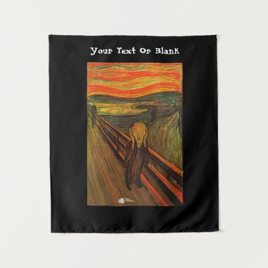 Munch - het ijsscheurtje wandkleed (Voorkant)