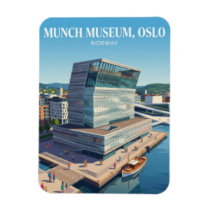 Munch Museum, Oslo, Noorwegen Noorwegen Magneet