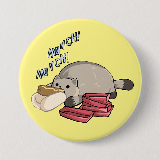 Munch! Ronde Button 7,6 Cm (Voorkant)