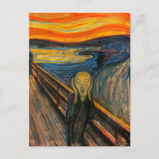 Munch the Scream Briefkaart (Voorkant)