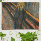 Munch The Scream Kitchen Towel Theedoek (Gevouwen)