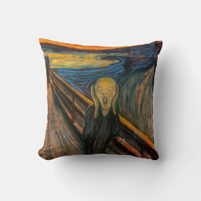 Munch the Scream Pillow Kussen (Voorkant)