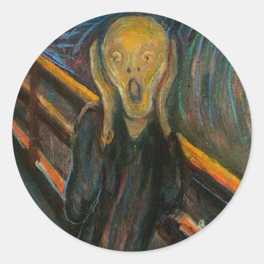 Munch the Scream Stickers (Voorkant)