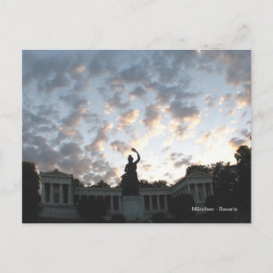 München - Bavaria an der Theresienwiese Briefkaart