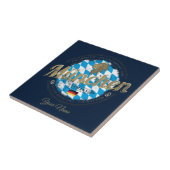 München Bavaria  City Duitsland souvenir Tegeltje (Zijkant)