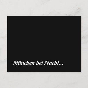 München bei Nacht Briefkaart