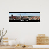München, Beieren Panorama Poster (Keuken)
